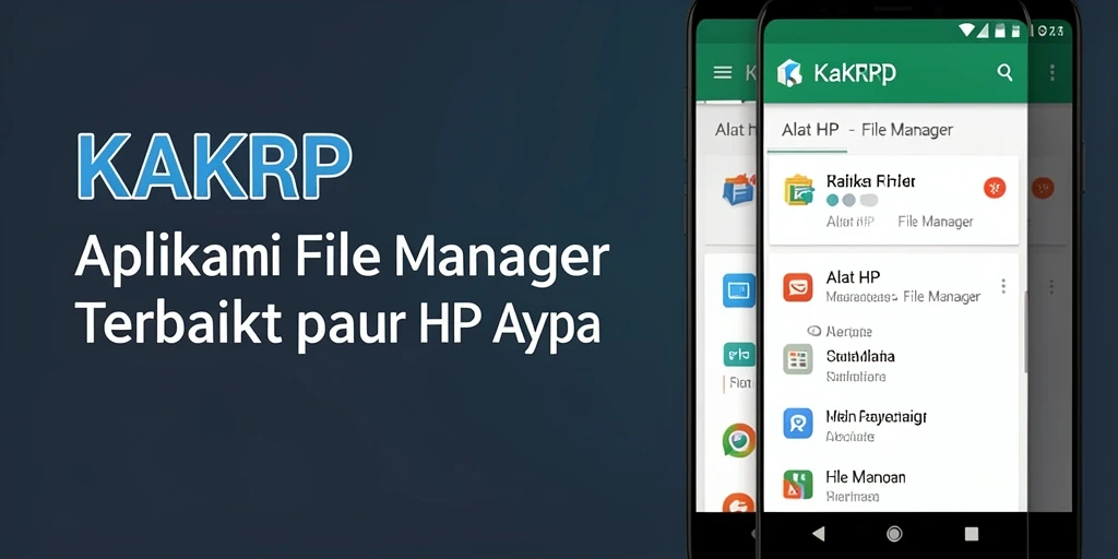 Antarmuka KAKRP yang sederhana dan fungsional dalam mengelola file.
