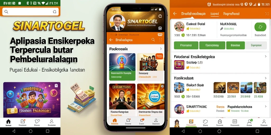 Tampilan antarmuka SINARTOGEL yang menarik dan informatif.