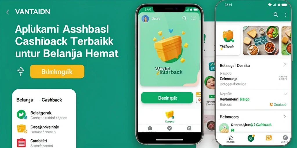 Tampilan antarmuka VANTAIDN dengan fitur Cashback yang menarik.