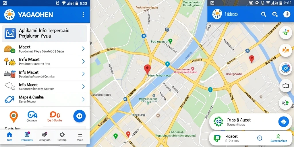 Antarmuka YAGAOHEN yang jelas dan informatif tentang Info Macet.